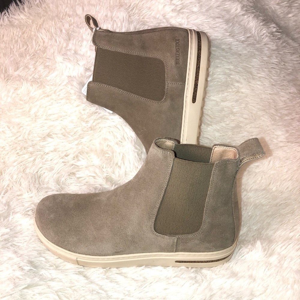 Birkenstock Beige Slip-On Footwear NWT size 37 6-6.5 - Picture 12 of 15
